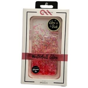 NEW!!! CASE-MATE Waterfall Glow Glow in the Dark iPhone X/XS phone case